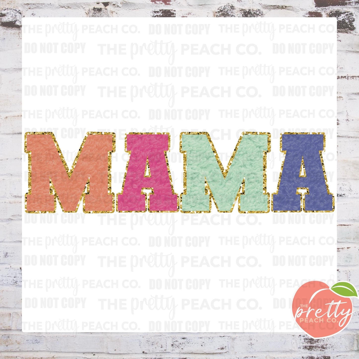 Faux Chenille “Mama”